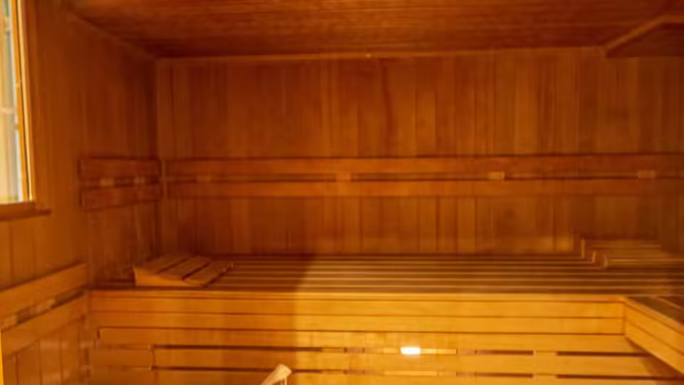 Innenbereich der finnischen Sauna