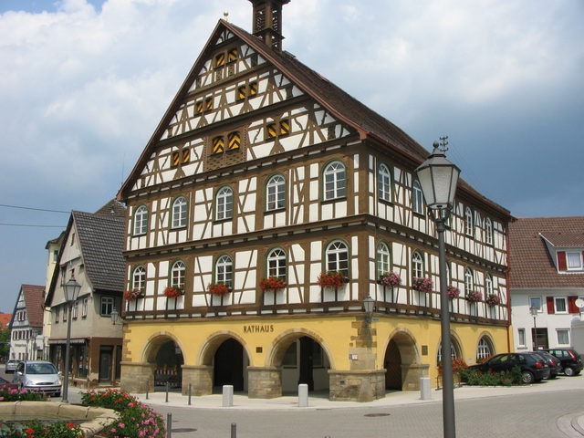 Fachwerkrathaus in Neuffen