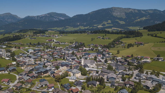 Luftansicht von Abtenau