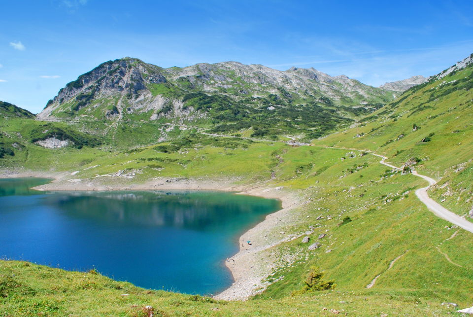 Formarinsee – Bergsee unter der Roten Wand im Lechquellengebirge