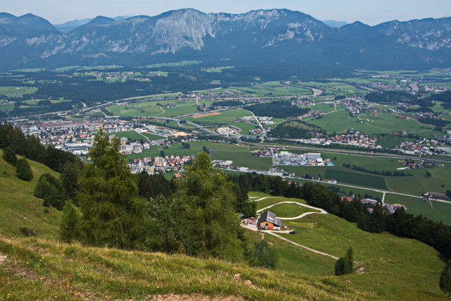 Blick vom Möslalmkogel auf Wörgl