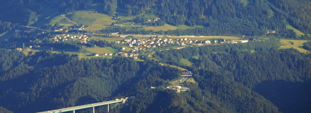 Schönberg im Stubaital von Norden