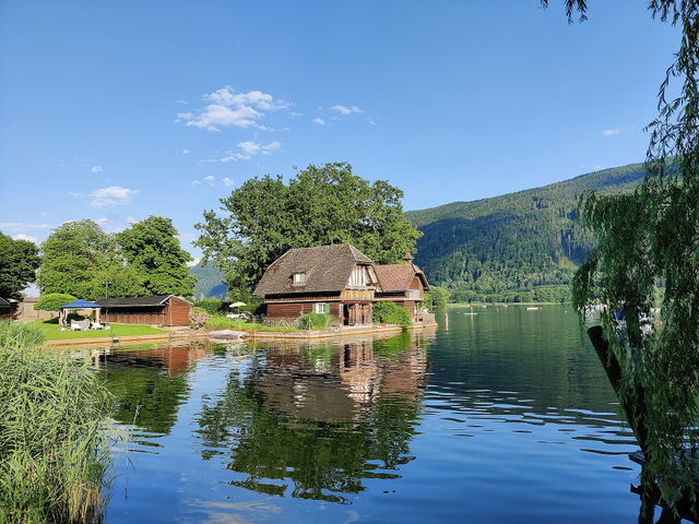 Steindorf am Ossiacher See als Ausgangsort der Etappe