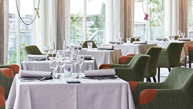 Restaurantbereich im Hotel Rosenstock in Fischen