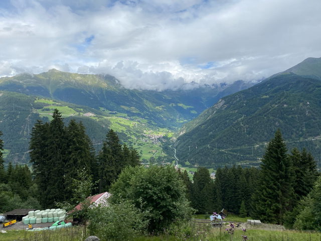 Blick von Kauns über das grüne Kaunertal