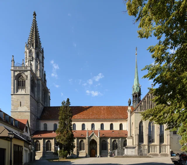 Konstanzer Münster und Kreuzgang von der Südseite