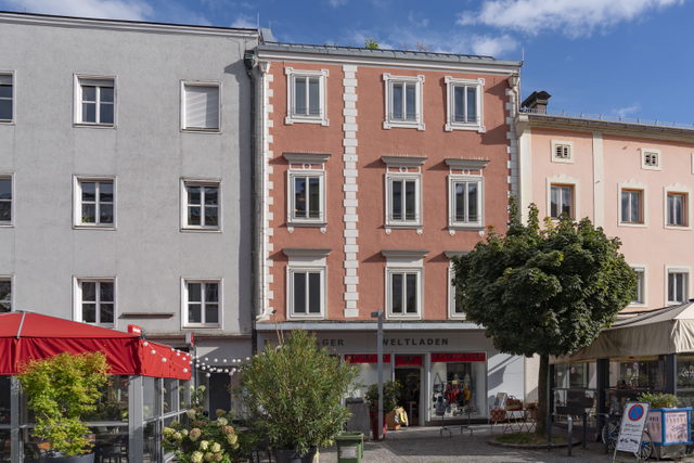 Gebäude am Stadtplatz in Vöcklabruck