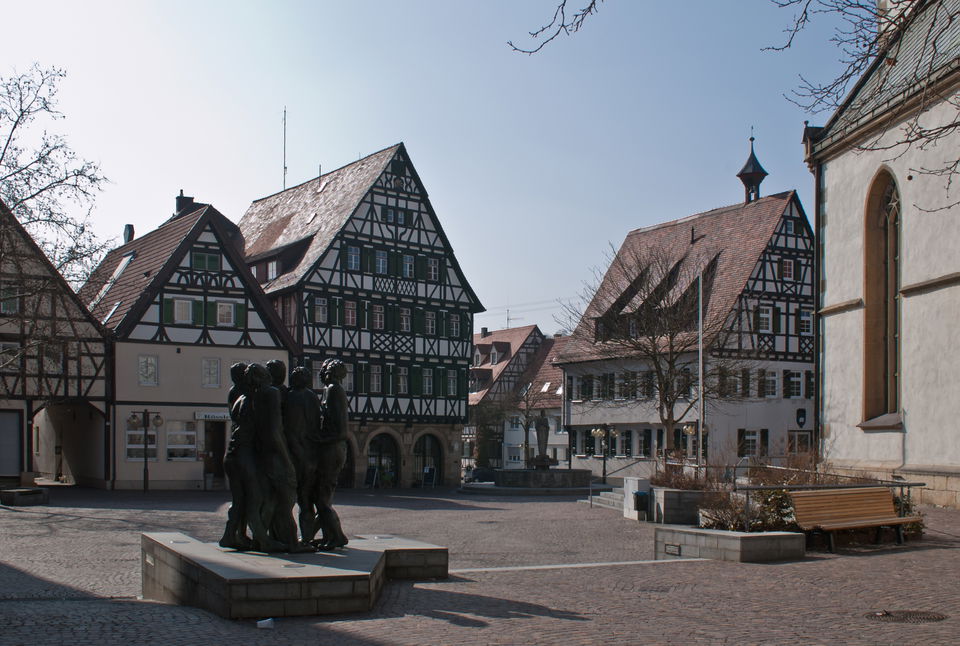 Historische Innenstadt Pfullingen – Fachwerk, Marktplatz und Spuren des Klarissenklosters