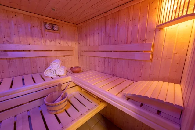 Private finnische Sauna im Landsitz Rocky Docky