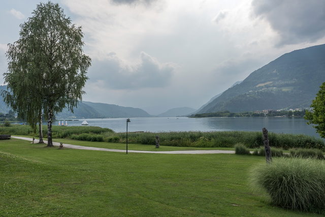 Blick von Ossiach über den Ossiacher See