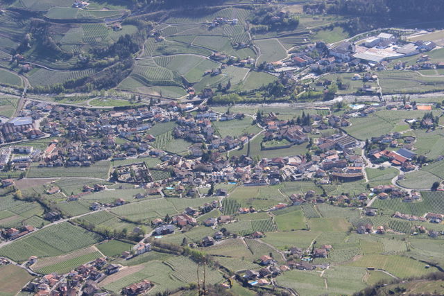 Blick auf Algund bei Meran