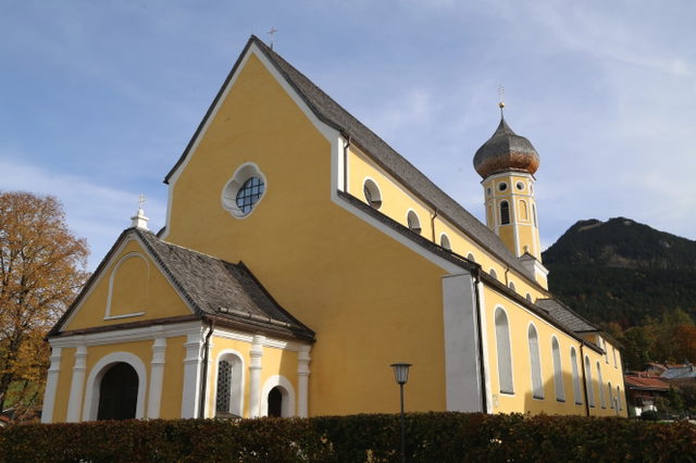 Kirche St. Martin in Fischbachau.