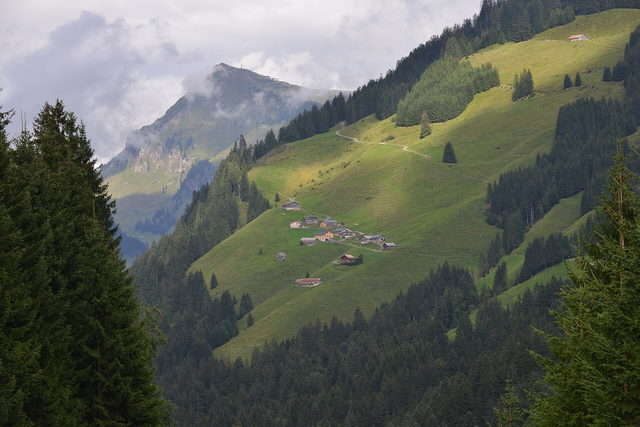 Argenvorsäß in Au mit Blick zum Diedamskopf