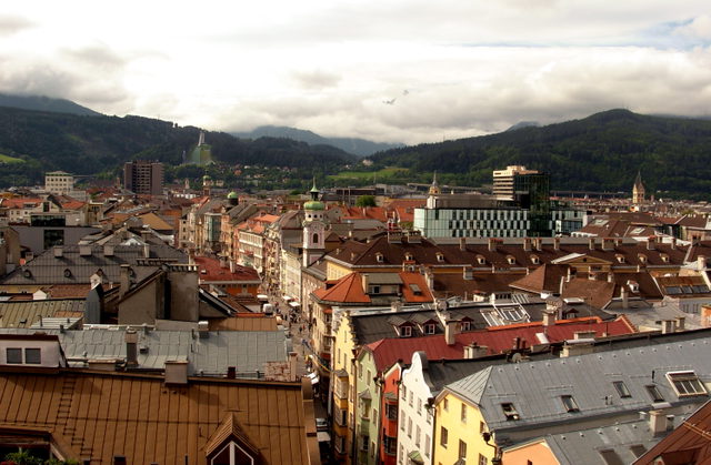 Blick über Innsbruck