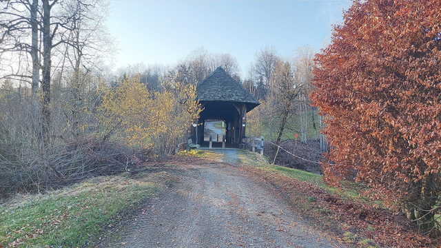 Holzbrücke bei Neumühle über die Untere Argen