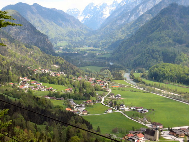 Scheffau am Tennengebirge vom Mehlstein als regionales Kontextmotiv