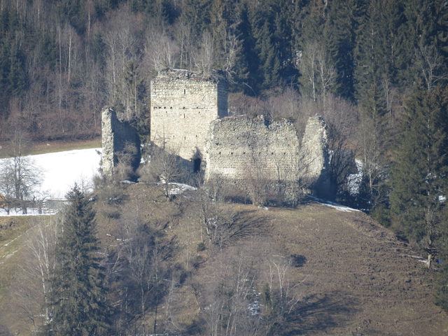 Burgruine Hieburg bei Neukirchen am Großvenediger