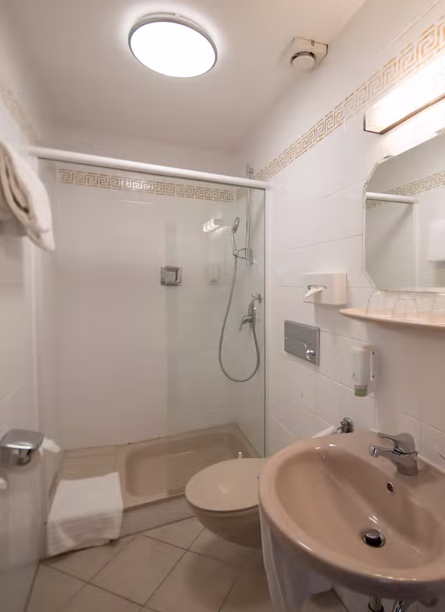 Badezimmer im Chalet zum Kurfürst