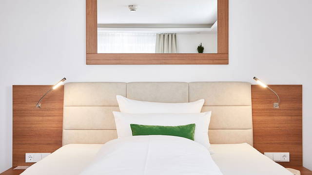 Einzelbett im Zimmer Sonnenkopf