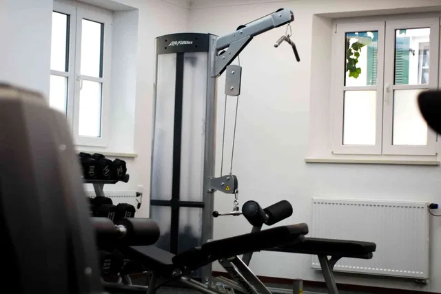 Fitnessstube im Haupthaus für Chaletgäste