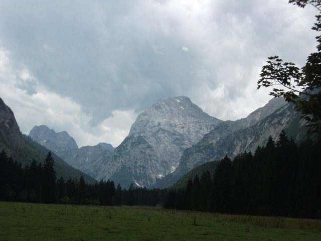 Blick ins Falzthurntal im Karwendel