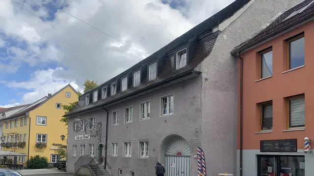 Häuser an der Obertorstraße 13 und 15 in Isny im Allgäu Ortsmotiv.