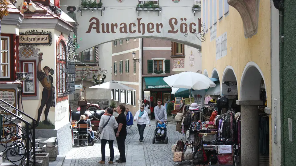 Historische Häuser der Altstadt von Kufstein