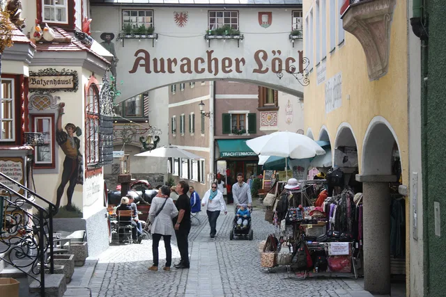 Historische Häuser der Altstadt von Kufstein