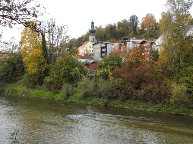 Alz und historische Altstadt von Trostberg