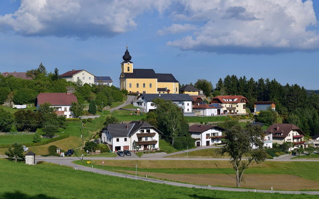 Ortsansicht von Kaltenberg als Ausgangsort des Ameisenwegs