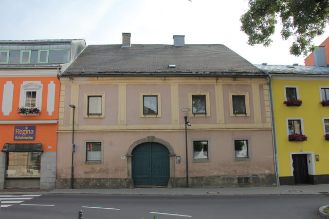 Gebäudezeile am Hauptplatz von Bad Leonfelden