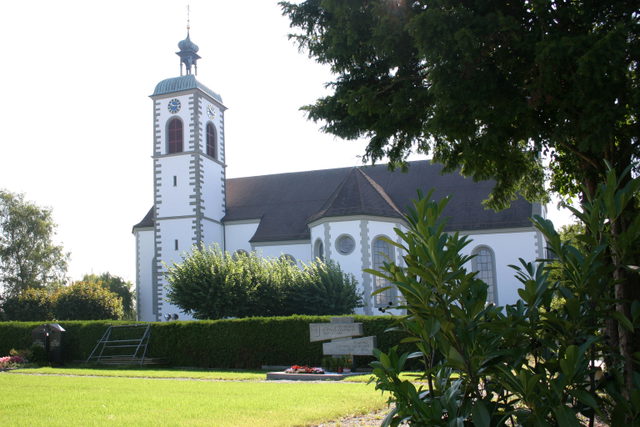 Ehemalige Klosterkirche St. Ulrich und Afra in Kreuzlingen mit Uhrturm