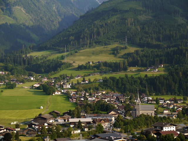 Ortszentrum von Niedernsill als Kontextmotiv der Luziarunde