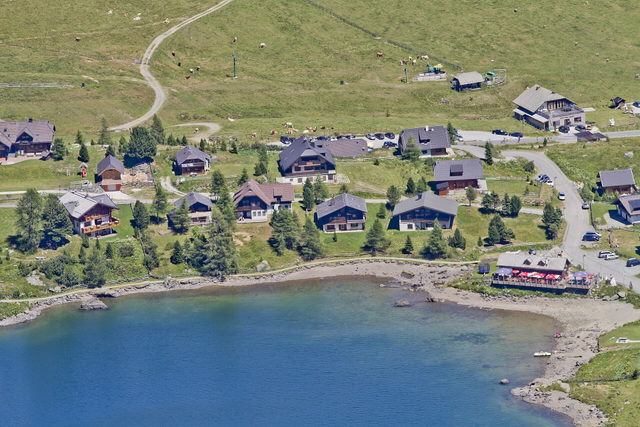 Blick vom Rödresnock auf den Falkertsee