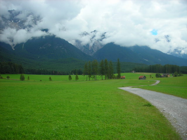 Landschaft auf dem Mieminger Plateau