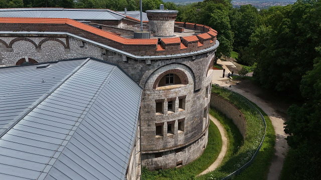 Bastion und Festungsgraben der Wilhelmsburg in Ulm