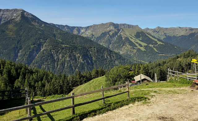 Berglandschaft bei Achenkirch mit Blick Richtung Christlum
