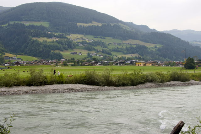 Mühlbach im Pinzgau als regionales Landschaftsmotiv
