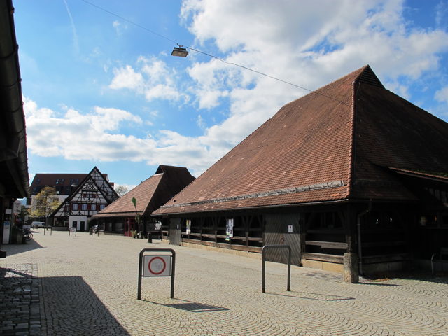 Historische Keltern am Kelternplatz in Metzingen