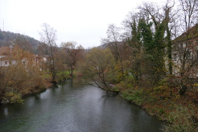 Altmühl in Pappenheim von der Flussbrücke aus