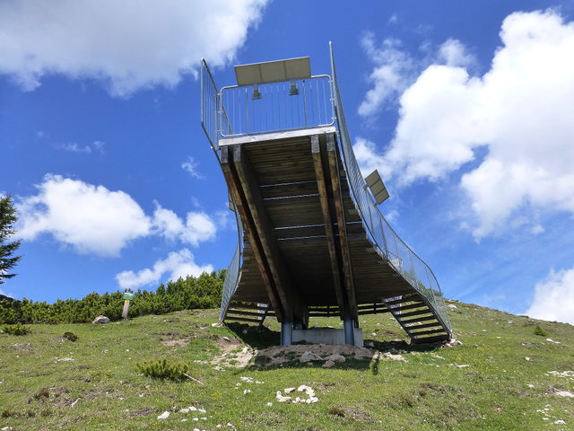 Aussichtsplattform Gams- und Gipfelblick am Dobratsch