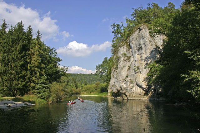 Amalienfelsen an der Donau bei Inzigkofen
