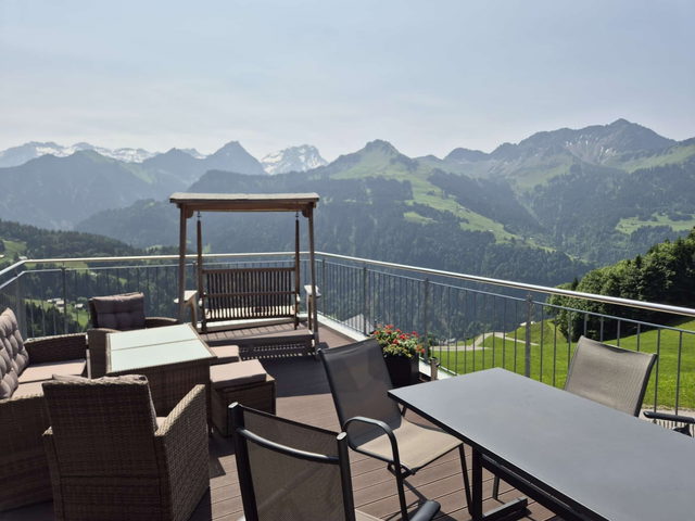 Terrasse und Garten des Schwendehofs