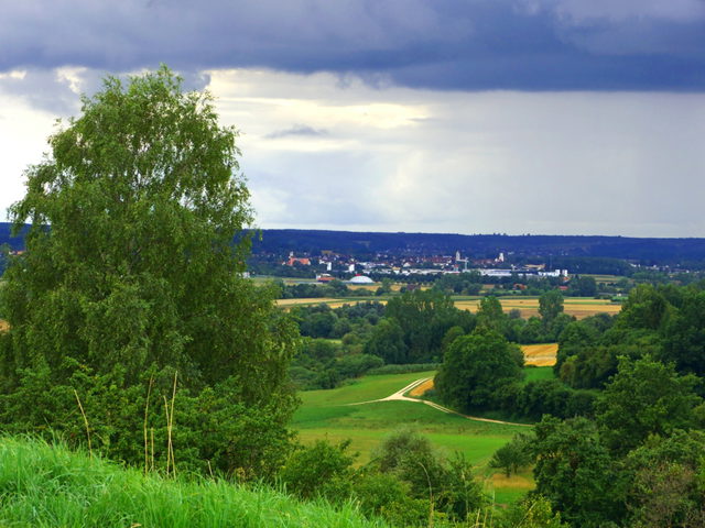 Ortsansicht von Mengen im oberschwäbischen Donautal