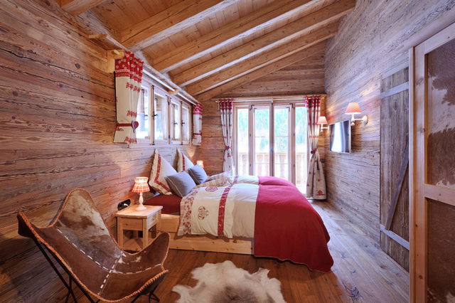 Schlafzimmer des Wohlfühl-Chalets