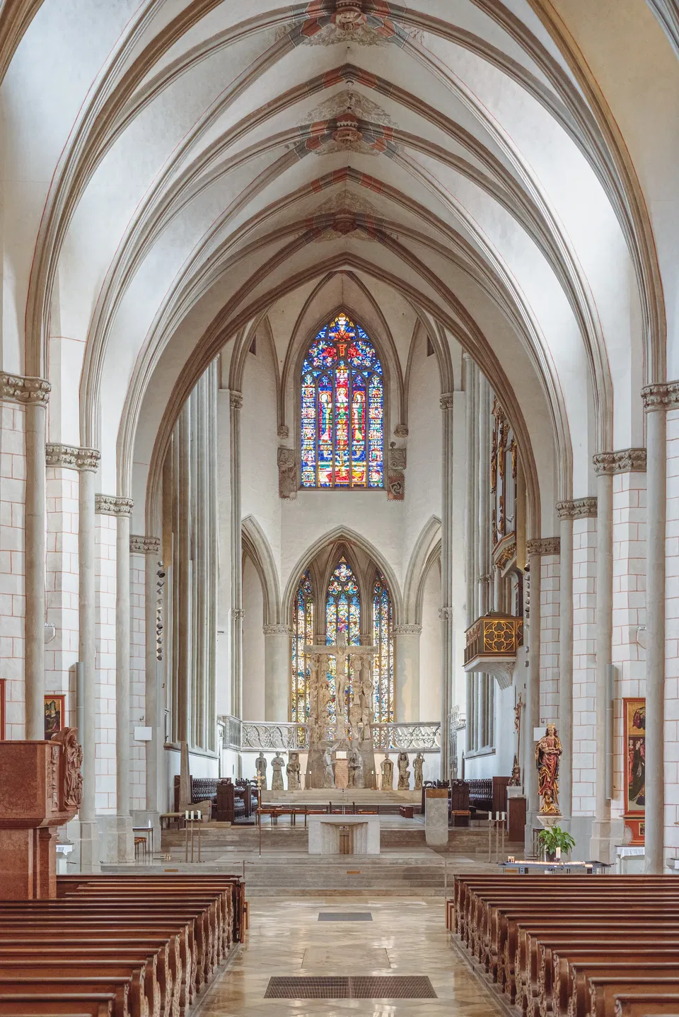 Augsburger Dom – Prophetenfenster, Krypta und Kirchenkunst