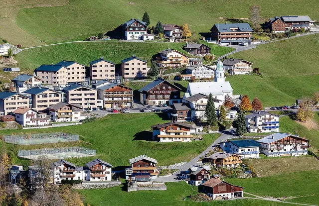Fontanella im Großen Walsertal – Ausgangsort der MTB-Tour zur Türtsch-Alpe.