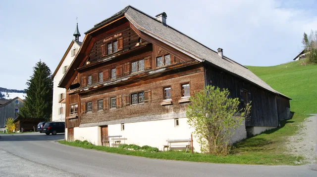 Historisches Bregenzerwälderhaus des Angelika Kauffmann Museums in Schwarzenberg
