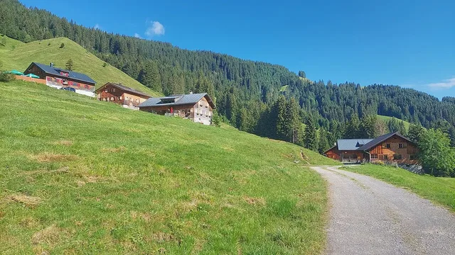 Bodenvorsäß in Au, von Süden gesehen.