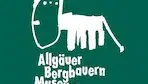Logo des Allgäuer Bergbauernmuseums Immenstadt-Diepolz mit weißer Tierfigur auf grünem Hintergrund.
